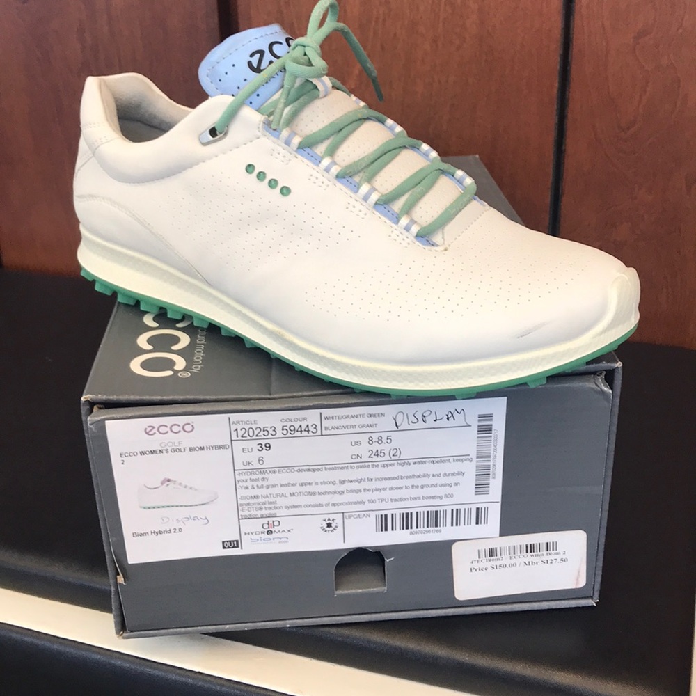 Ladies Ecco Golf Shoes, Size 39EU, size 8,8.5